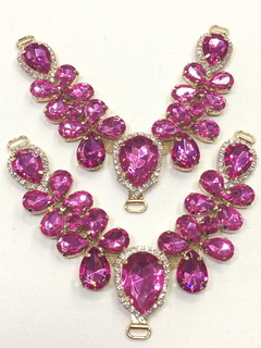 Cabedal Modelo Petulas Cor Rosa sem Pino com Argola