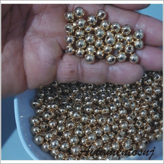 Pérolas Interira Com Furo Passante 8mm 100uni. - Aviamentosnj-Artesanato Pérolas Chaton Cristais