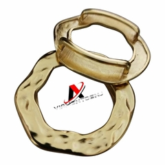 Fivela Alça de vestido em abs ou Metal pacote com 6pçs - Aviamentosnj-Artesanato Pérolas Chaton Cristais