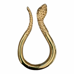 Fivela de Metal Modelo Serpente sem passante cor dourado ou prata pacote com 6 pçs