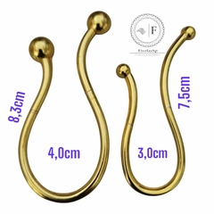 Fivela Metal Modelo Jarra pacote com 6pçs Prata ou dourado