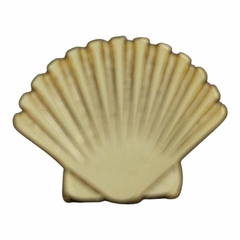 Fivela Metal Modelo Leque cor dourado pacote com 6pçs