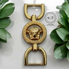 Fivela Metal Modelo Medalhão dourado pacote 6pçs - Aviamentosnj-Artesanato Pérolas Chaton Cristais