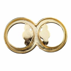 Fivela Modelo Oito Metal Reforsado Cor dourado pacote com 6peças otima Qualidade
