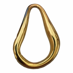 fivela Modelo Pera pacote com 6 peças cor dourado
