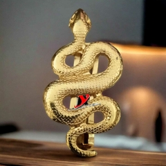 Fivela Metal Modelo Serpente dourado pacote com 2unidades