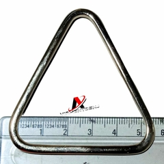Fivela Metal Qualidade Zamak Modelo Triangulo Cor dourado ou prata pacote com 6pçs