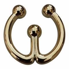 Fivela Modelo W em ABS cor Dourado ou Prata Pacote com 6pçs - comprar online
