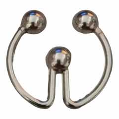Fivela em Metal para Tecidos Modelo em W pacote com 6pçs