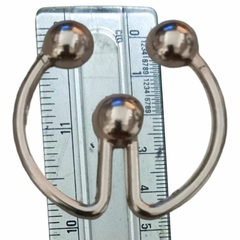 Fivela em Metal para Tecidos Modelo em W pacote com 6pçs
