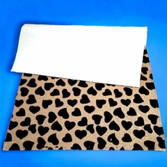 Lonita Tamanho 24cmx40cm Coração Com Gliter