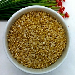 Meia Pérola para Colagem pacote com 500 gramas Tamanho 6mm ou 8mm Dourado