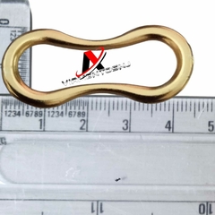 Fivela Arredondada Metal para Biquinis Vestidos Bolças 6peças