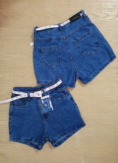 Short Mom Jeans Com Cinto Ref 0229 - rballjeans