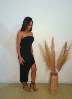 Vestido Tomara Que Caia Abertura Lateral Ref 0284 na internet