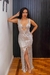 Vestido Charlote Prata