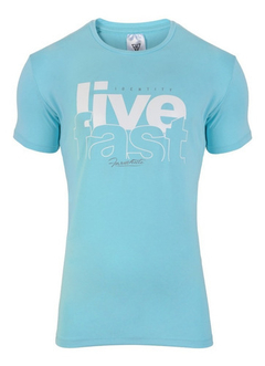 Remera Fast celeste