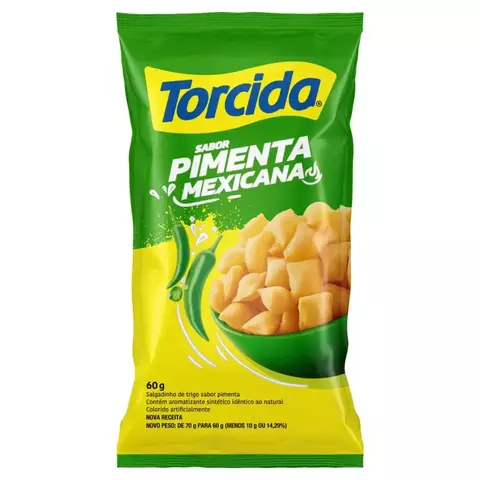 Salgadinho Pimenta Mexicana Torcida 60g
