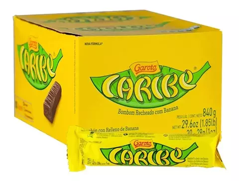 Chocolate Caribe Garoto 840g c/30 unidades