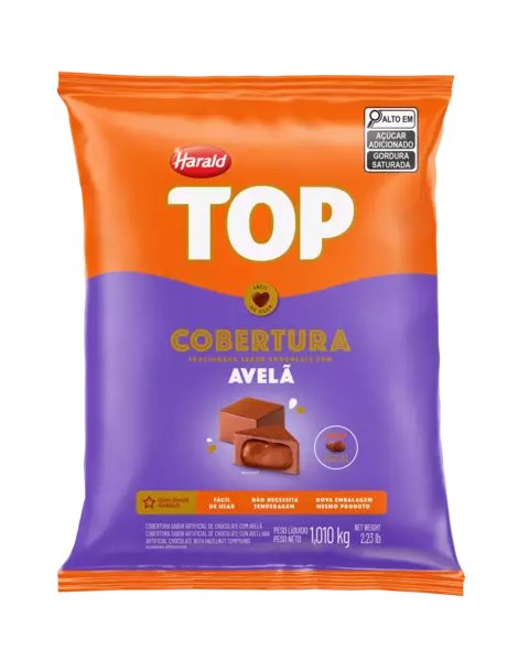 Cobertura Top Gotas Avelã Harald 1,05kg
