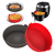 Molde Freidora Silicona Horno Cocina Redondo Manijas 16cm