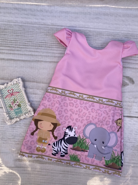 Vestido Safari Rosa