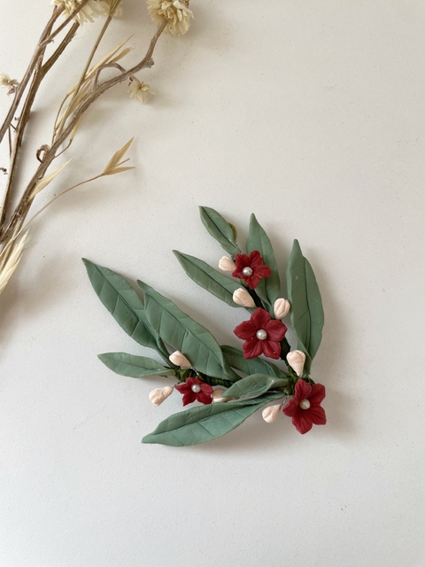 Tocado porcelana lateral color