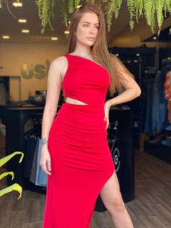 VESTIDO MIDI JERSEY - loja online