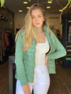JAQUETA NYLON TRICOT VERDE