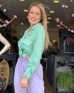 CALÇA LILÁS