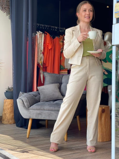 CALÇA CECILIA NATURAL - comprar online