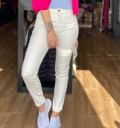 CALÇA SARJA OFF WHITE YASMIN