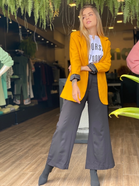 CALÇA PANTALONA CROPPED