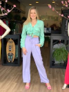 CALÇA LILÁS