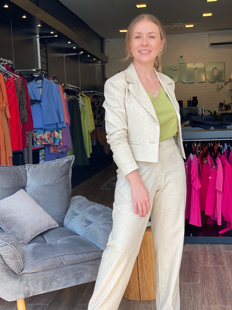 CALÇA CECILIA NATURAL