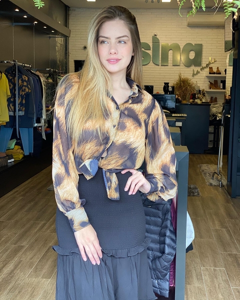 CAMISA ONÇA MEL