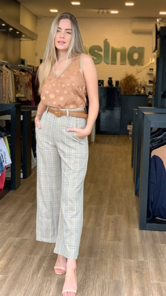 CALÇA XADREZ AYLA - comprar online