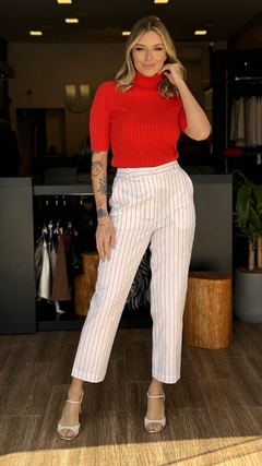 BLUSA TRICOT AURORA VERMELHA - comprar online