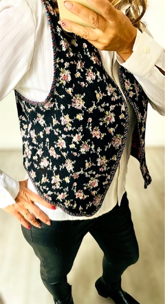 Chaleco Flower Power Reversible