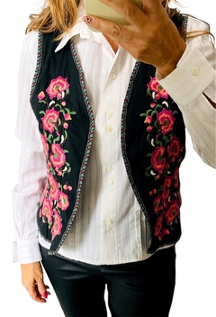 Chaleco Flower Power Reversible - comprar online