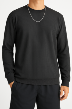 SWEATER LISO WAFFLE PANAL en internet