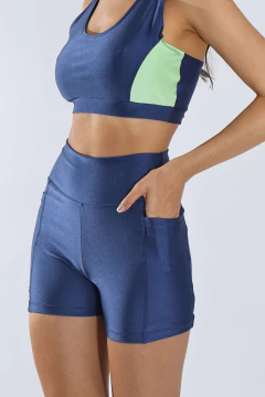 Shorts Run Azul - Lév