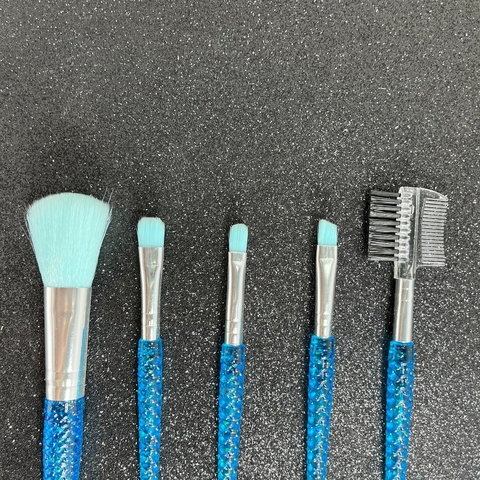 SET PINCELES x 5 CON GLITTER