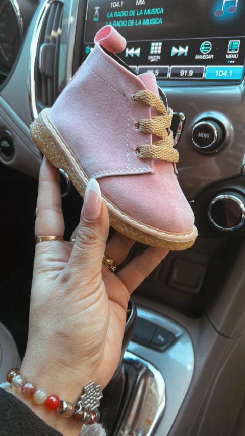 CHAVITO GAMUZA #Rosa - comprar online