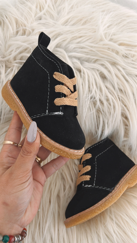 Chavito gamuza #Negro