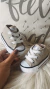 BOTITAS LONA #BeigeBlanco