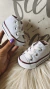 BOTITA LONA #Blanca BAN/BORDO - comprar online