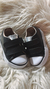 Zapatilla abrojo cuero Sint. #Negra - comprar online