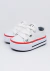 ZAPATILLAS LONA CAÑA BAJA #BlancaRojo