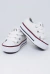 ZAPATILLAS LONA CAÑA BAJA #BlancasBordo